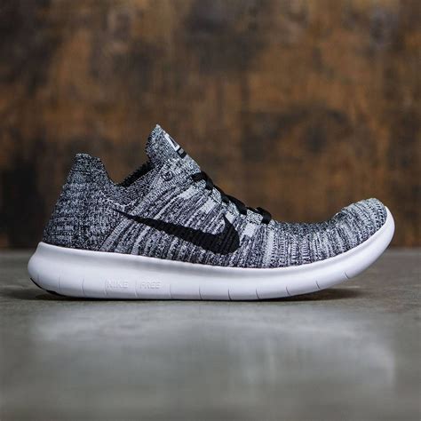 Nike Free RN Flyknit White/Black Men's 